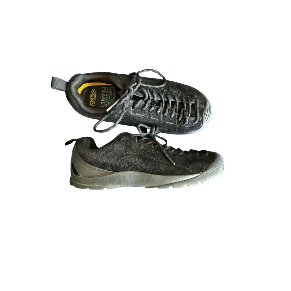 Keen Womens Black Gray Jasper Suede Lace Up Climbing Hiking Sneakers Size 8.5 - Picture 7 of 16